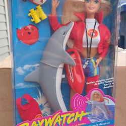 Baywatch Barbie Set Mattel #13199 Vintage In Box