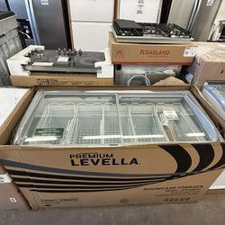 Premium Levella PFR12401G – 12.4 Cu.Ft Dual Function Glass Door Freezer/Fridge (NEW IN BOX)  💰 Price: $629 (Was $1,199)