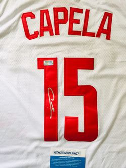CLINT CAPELA Autographed Jersey 