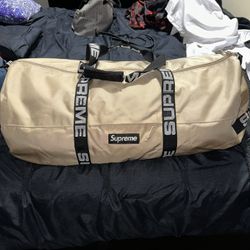 Supreme Tan Duffle Bag (SS18)