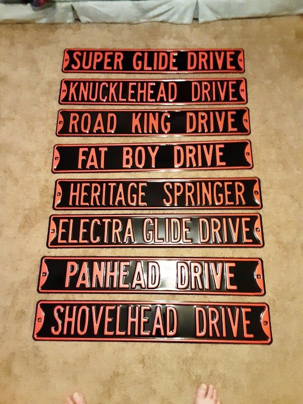 3 X36 Steel Streetsigns