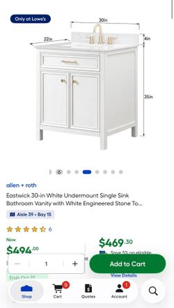 Brand new Vanity