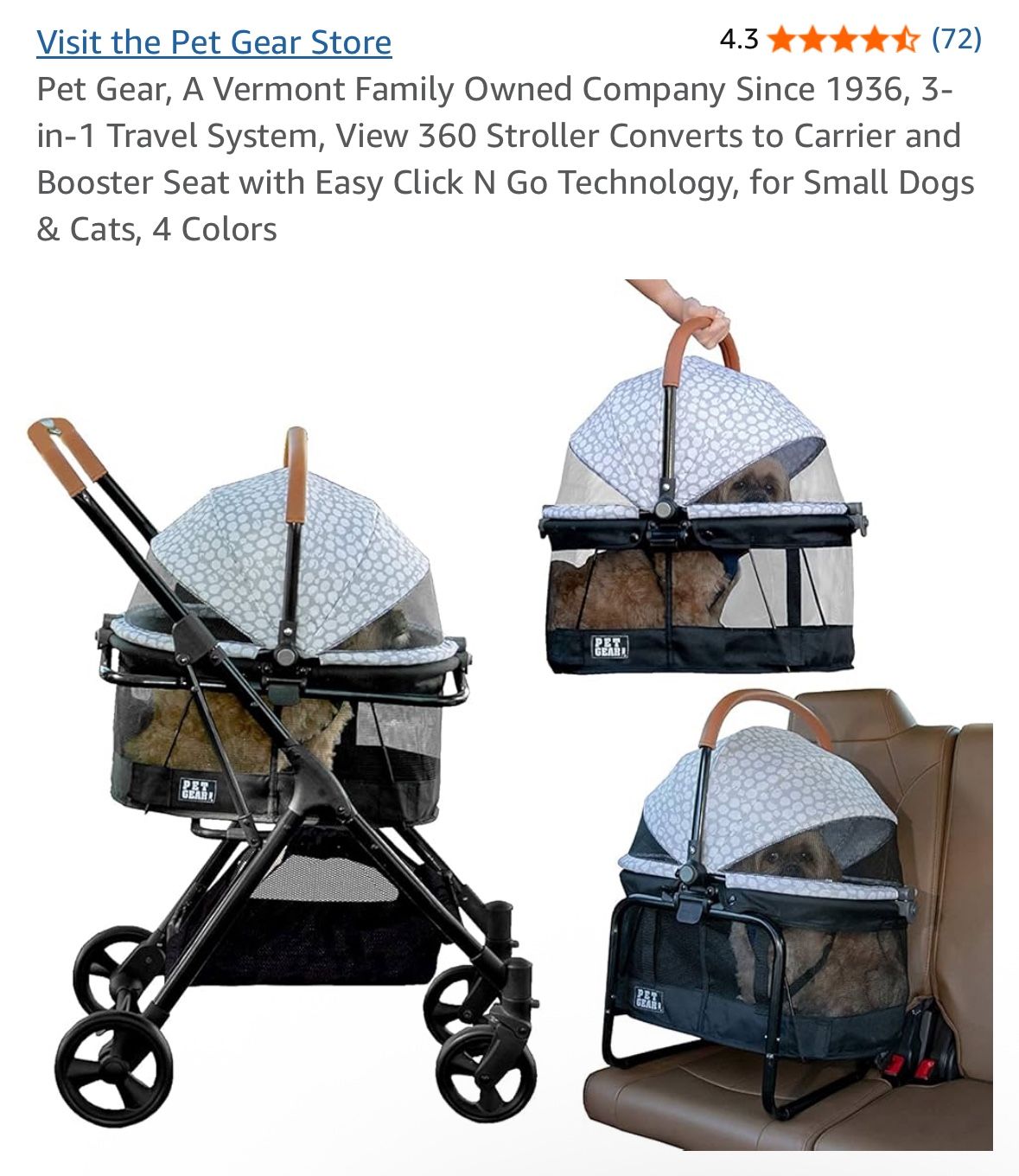 Pet gear Dog Stroller