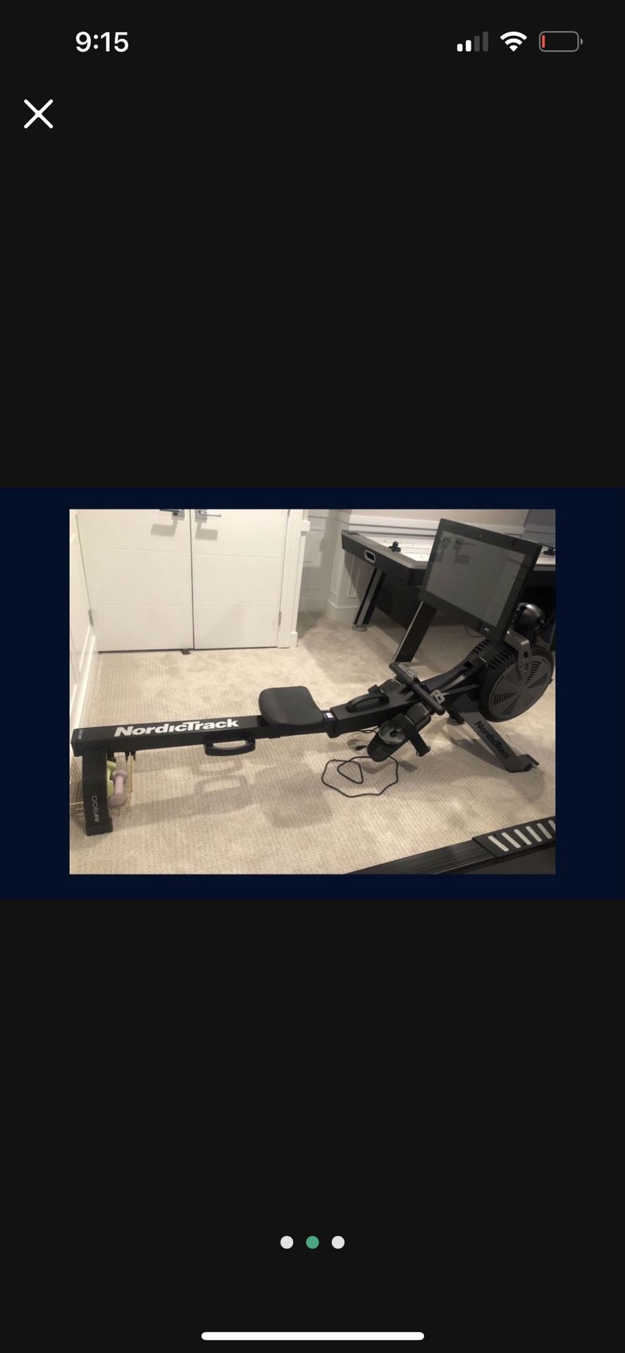 NORDICTRACK ROWER RW900