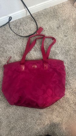 Coach Signature Tote Bag Red