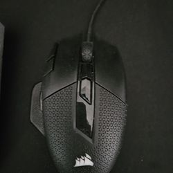 CORSAIR - Nightsword RGB Tunable FPS/MOBA Wired Optical Gaming Mouse with Adjustable Weights - Wired - Black