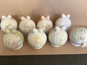 Precious Moments, Ornaments And Ceramic Eggs