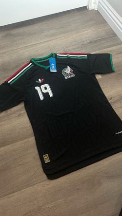 Mexico jersey PLAYER VERSION black size large g mora