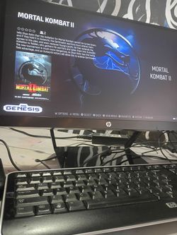HP retro gaming PC with Monitor with Keyboard