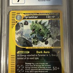 2002 Pokemon Expedition Reverse Holo Tyranitar #29 CGC 9 MINT