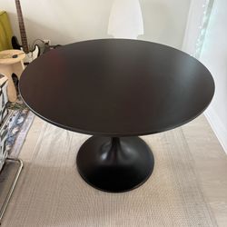 BLACK IKEA DOCKSTA DINING TABLE