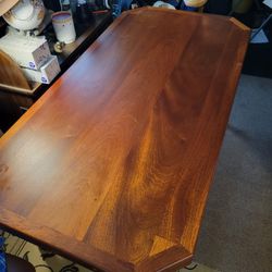 Handcrafted Redwood Kitchen Table