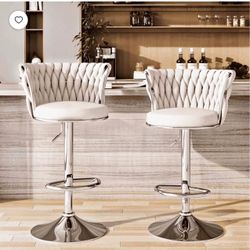 2 Velvet Barstools