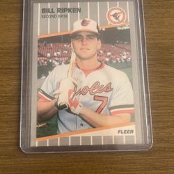 Bill Ripken 1989 Fleer Error Card Black Box Covers Vulgarity 