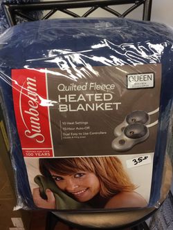 Electric heater pad size queen. New