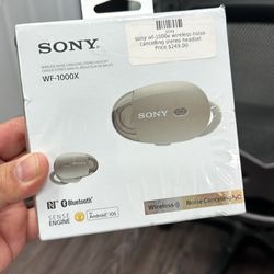 New Sony Bluetooth Wireless Noise Cancelling Buds WF-1000X