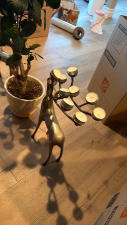 Reindeer Candle Holder x 2