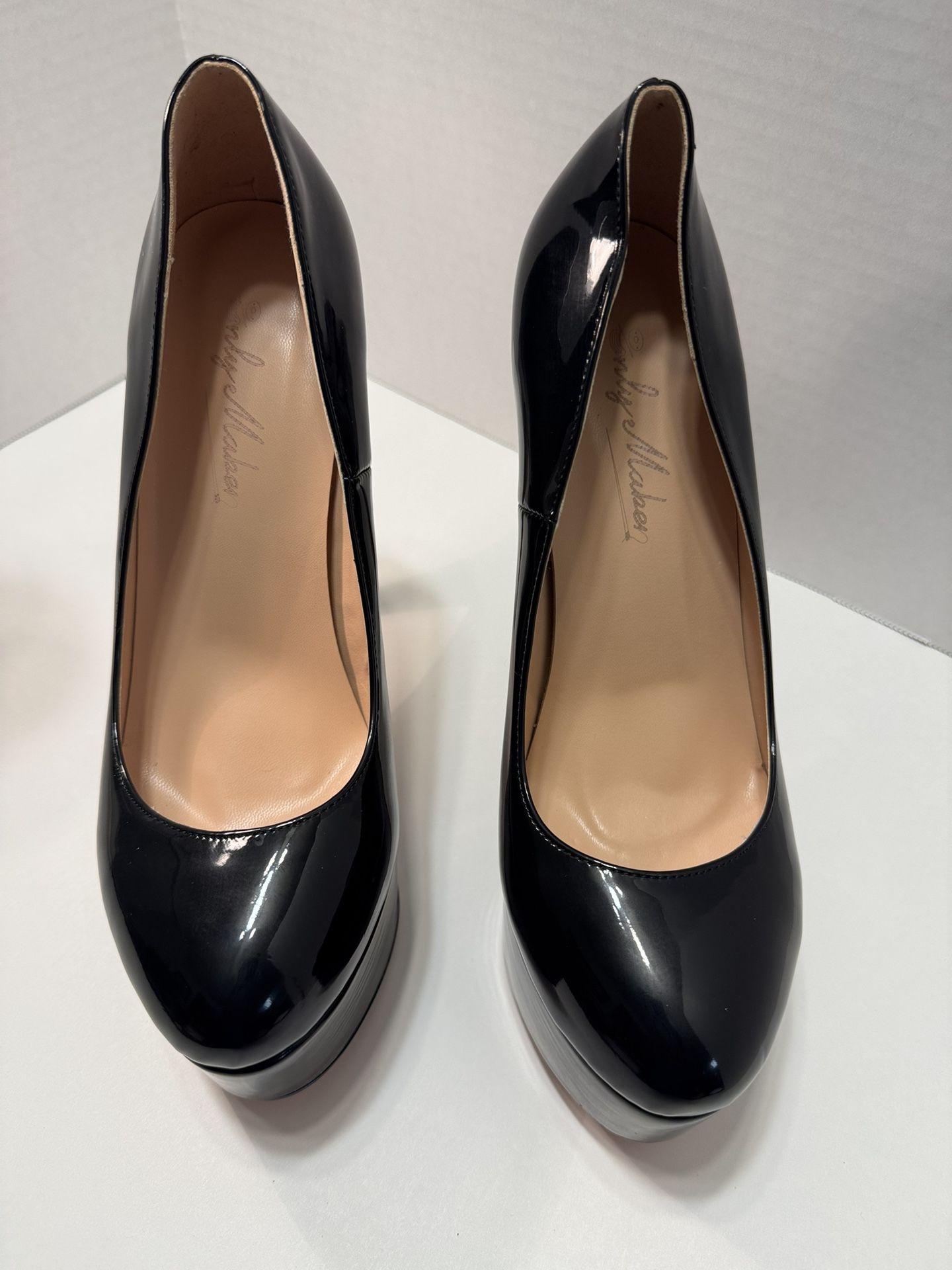 Women Thick Platform Stiletto Classic Pumps