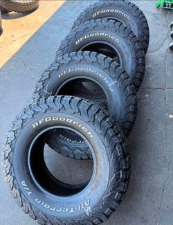 265/75/16 Bfgoodrich Selling a set of 4 tires in excellent condition 🫡