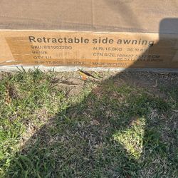 Retractible Side Awning 