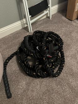 Work out rope and bands