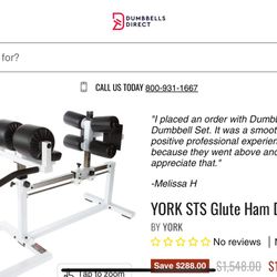 York Barbell USA GHD Heavy Duty Machine