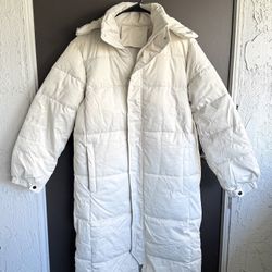 Brand new Women’s white Long Puffer Jacket Coat 
