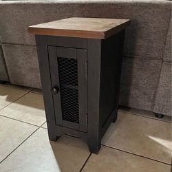 Black End Table  , Solid Wood