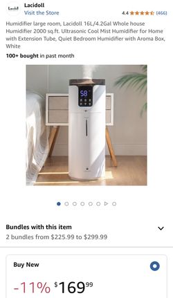 New In Box Lacidoll Air Humidifier Large Room 