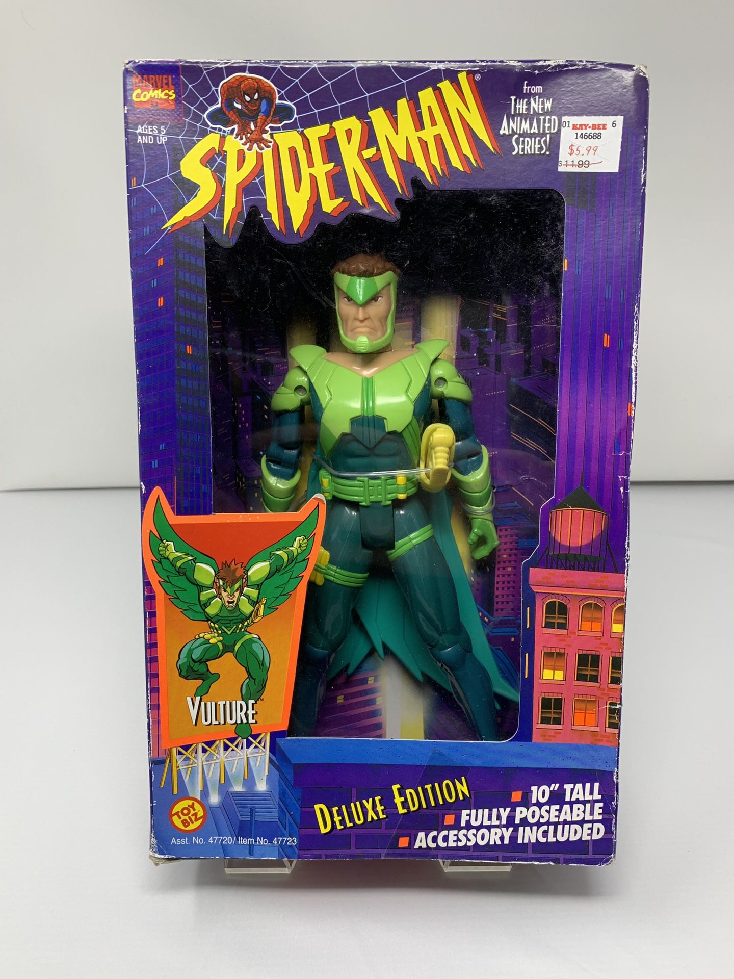 Brand New Vulture Villain of Spider-Man (From the Hit 90’s series) 10” Action Figure