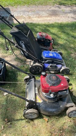 Come buy a lawnmower text me I’ll send you the address