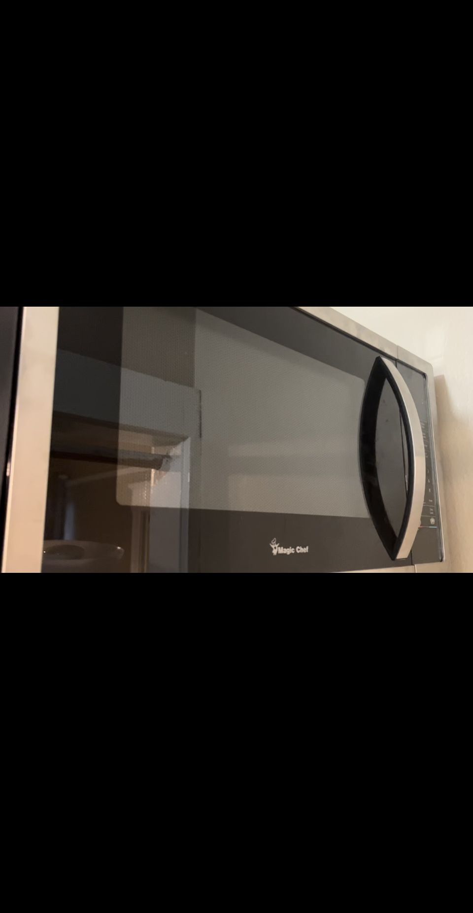 Large Stainless Steel Microwave