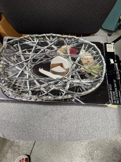 Cut glass Serving Tray