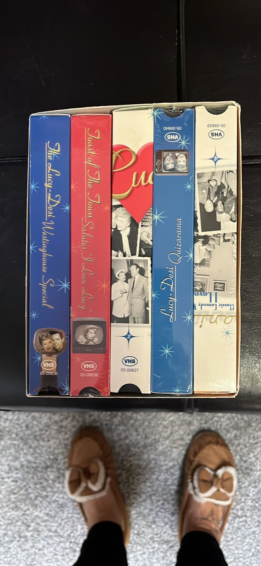 Vintage five series of I Love Lucy VHS