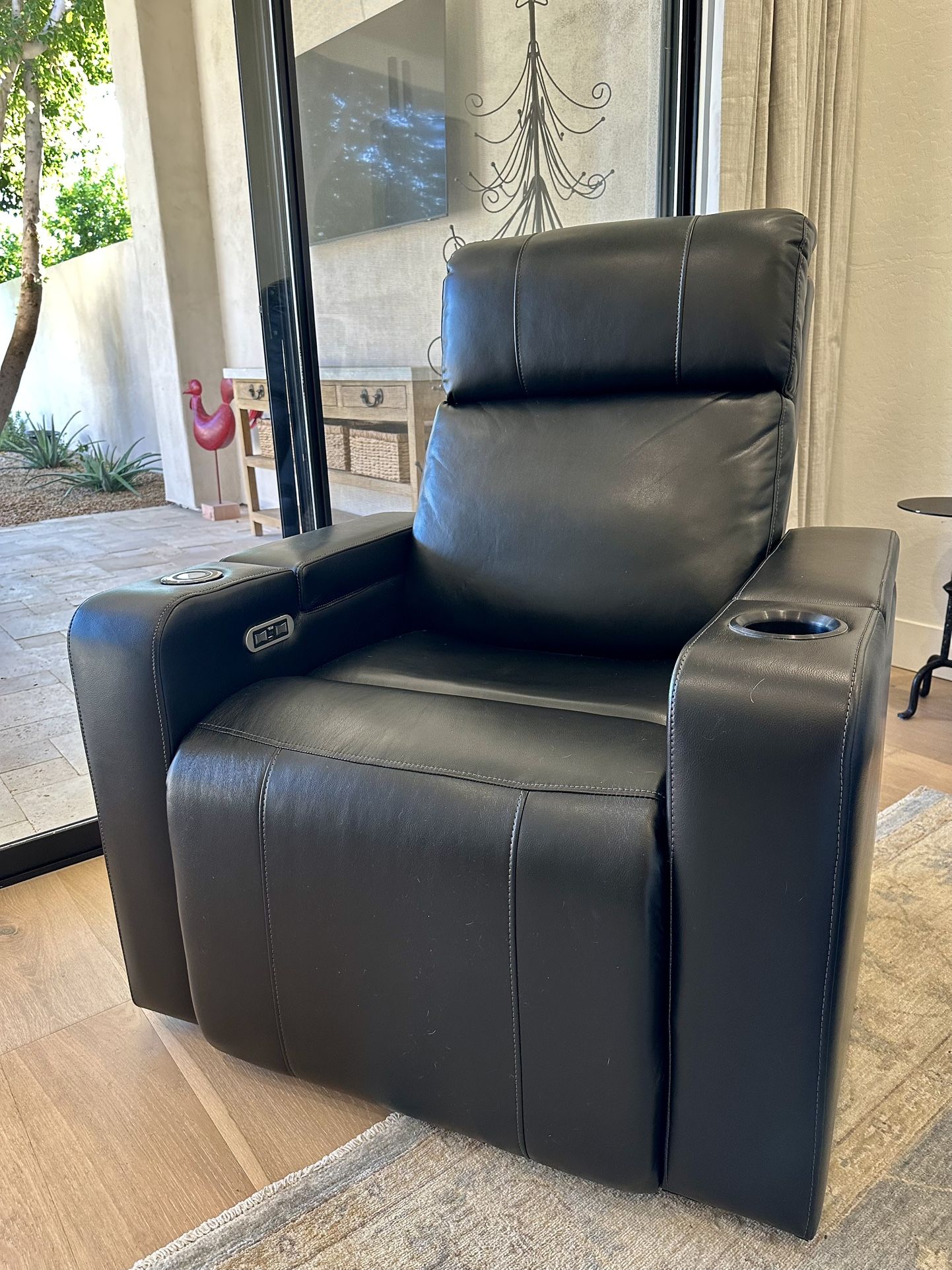 Brand New Electric Black Recliner