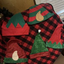 5 Christmas Hats New