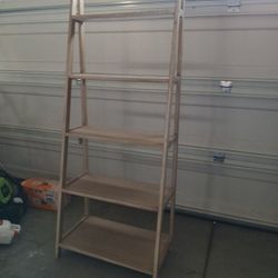 4 Tier Wood Shelving Unit
