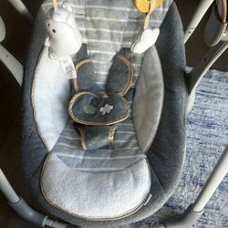 Ingenuity Portable Foldable Swing n Go Bella Teddy 