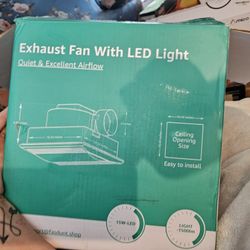 Exhaust Fan With LED Light