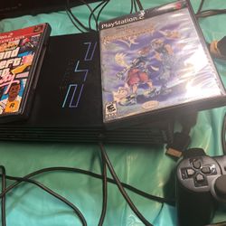 PS3 Fat 30001w One Control And 2 Games 