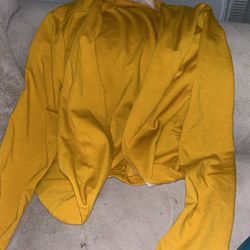 Woman’s Mustard Yellow Business Jacket 