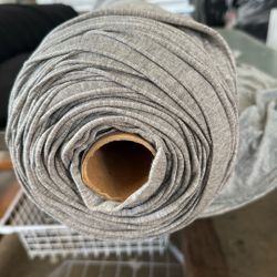 Heather Grey Soft Knit Stretchy Fabric Roll 50+ Yards