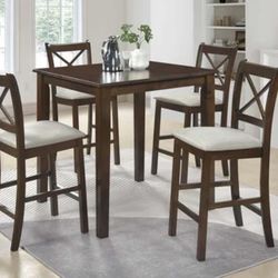 5 Pc Counter Height Dining Set