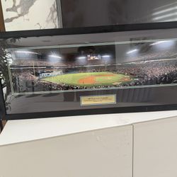 1997 Florida Marlins World Series Champions Framed Panorama - Game 7 vs Indians - Vintage