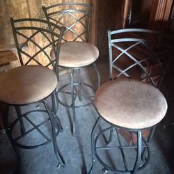 (3x) Decorative Bar Stool/Chairs
