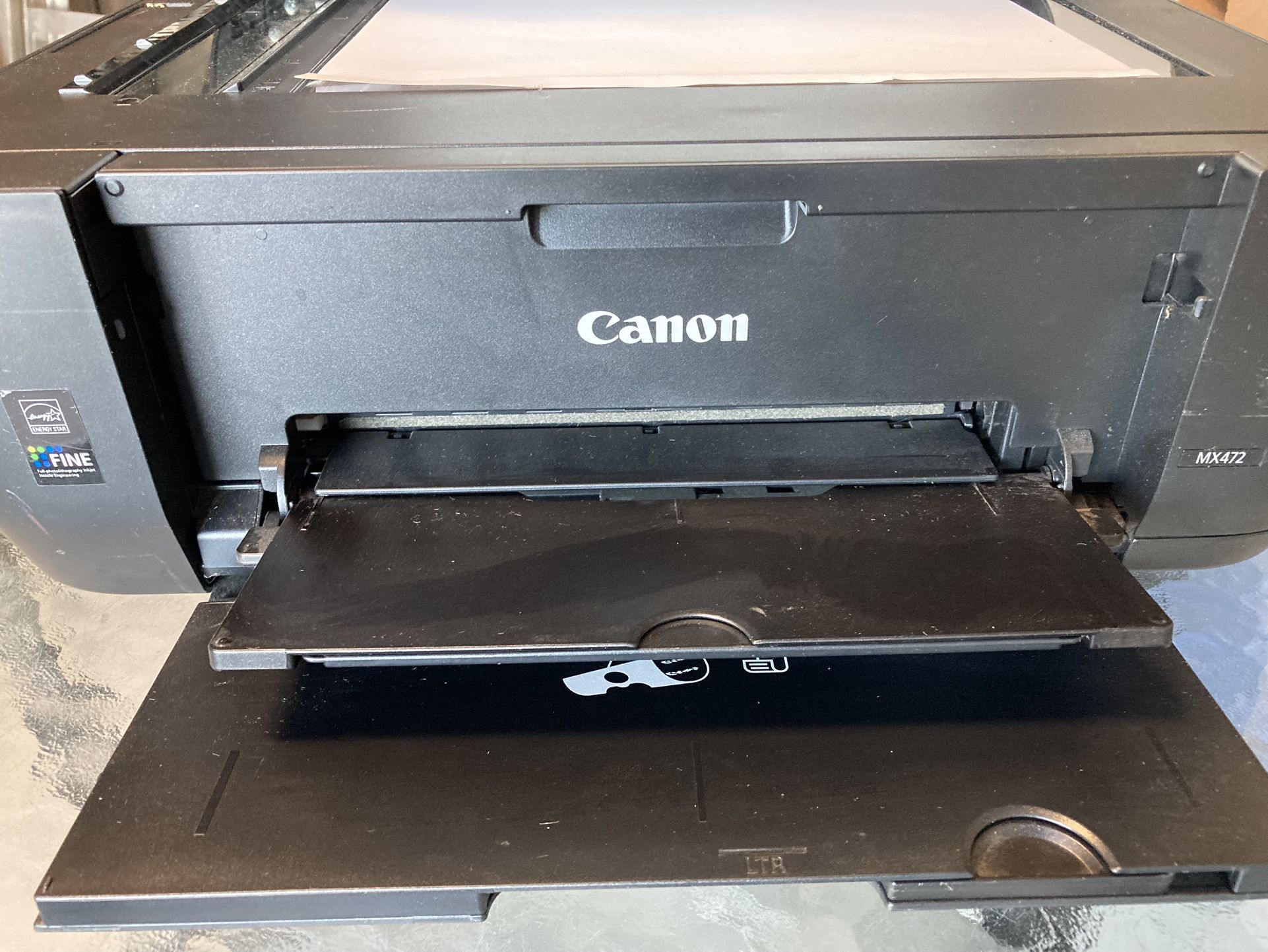 3 in 1 Canon Printer Copier Fax MX472 