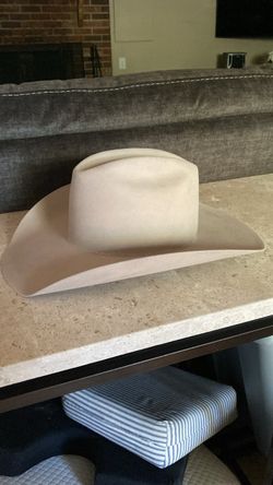 Gray Tan Felt Cowboy Hat