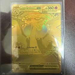 Mega Gold Charizard X EX  NM 