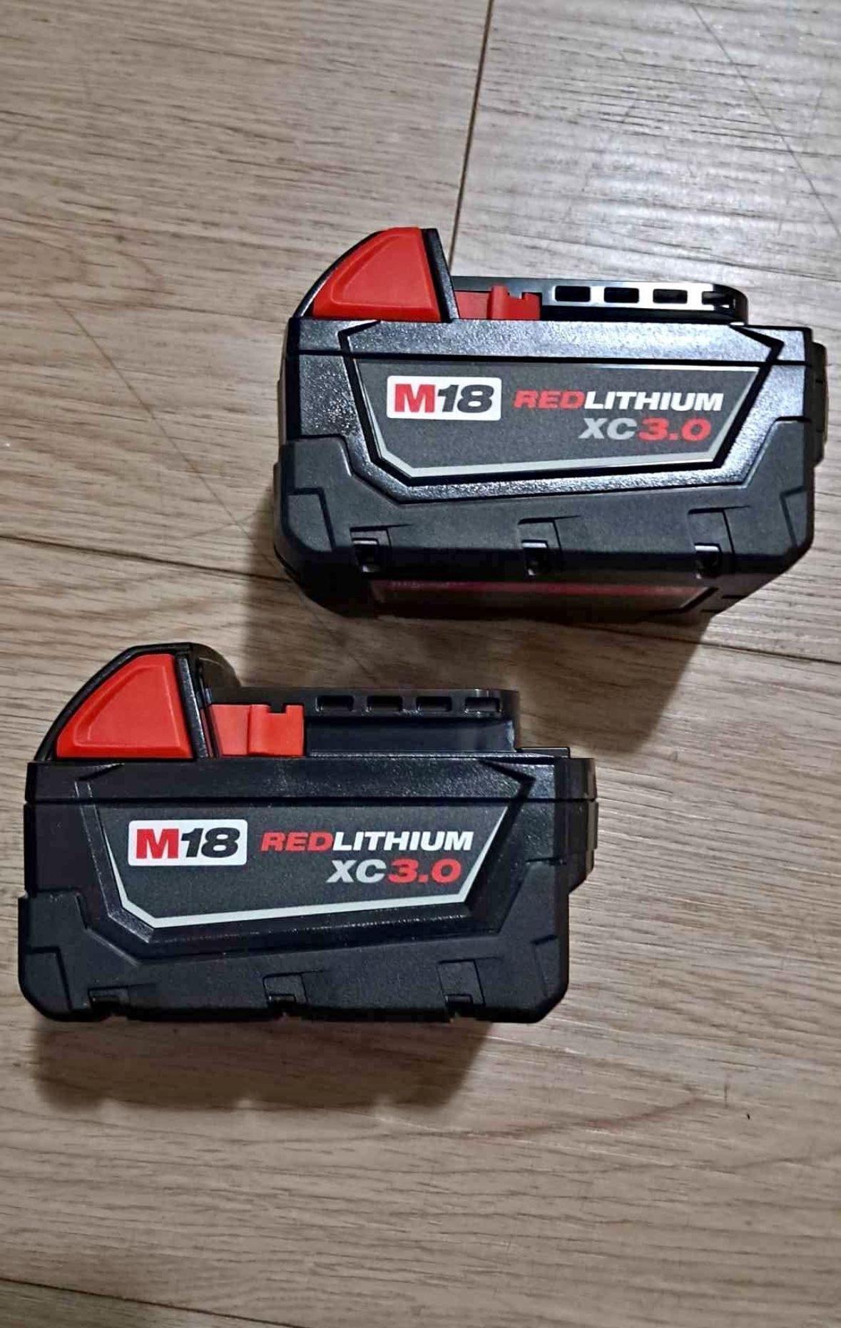 Milwaukee M18 red lithium XC 3.0 batteries $40 each FIRM