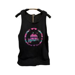 NEW Black (Sz Sm) tank top Activewear Shirt, Unisex